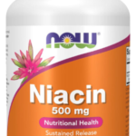 Niacin (also known as Vitamin B3) supplement bottle